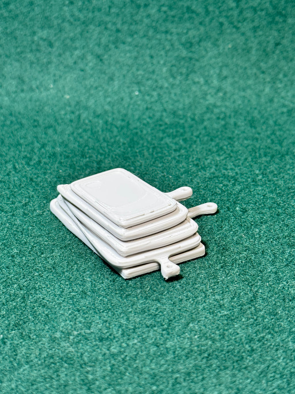 Puppenhaus Mini Schneidebretter der viktorianischen Ära 3 Miniatur 1:12