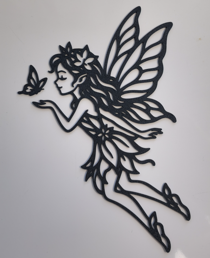 Bezaubernde Fantasy-Fee 2D-Dekor Figur Deko Statue Mittelalter Rollenspiel