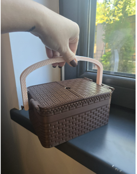Picknickkorb Niedlich & Vollständig zerlegbar Figur Deko Statue süß Kawaii