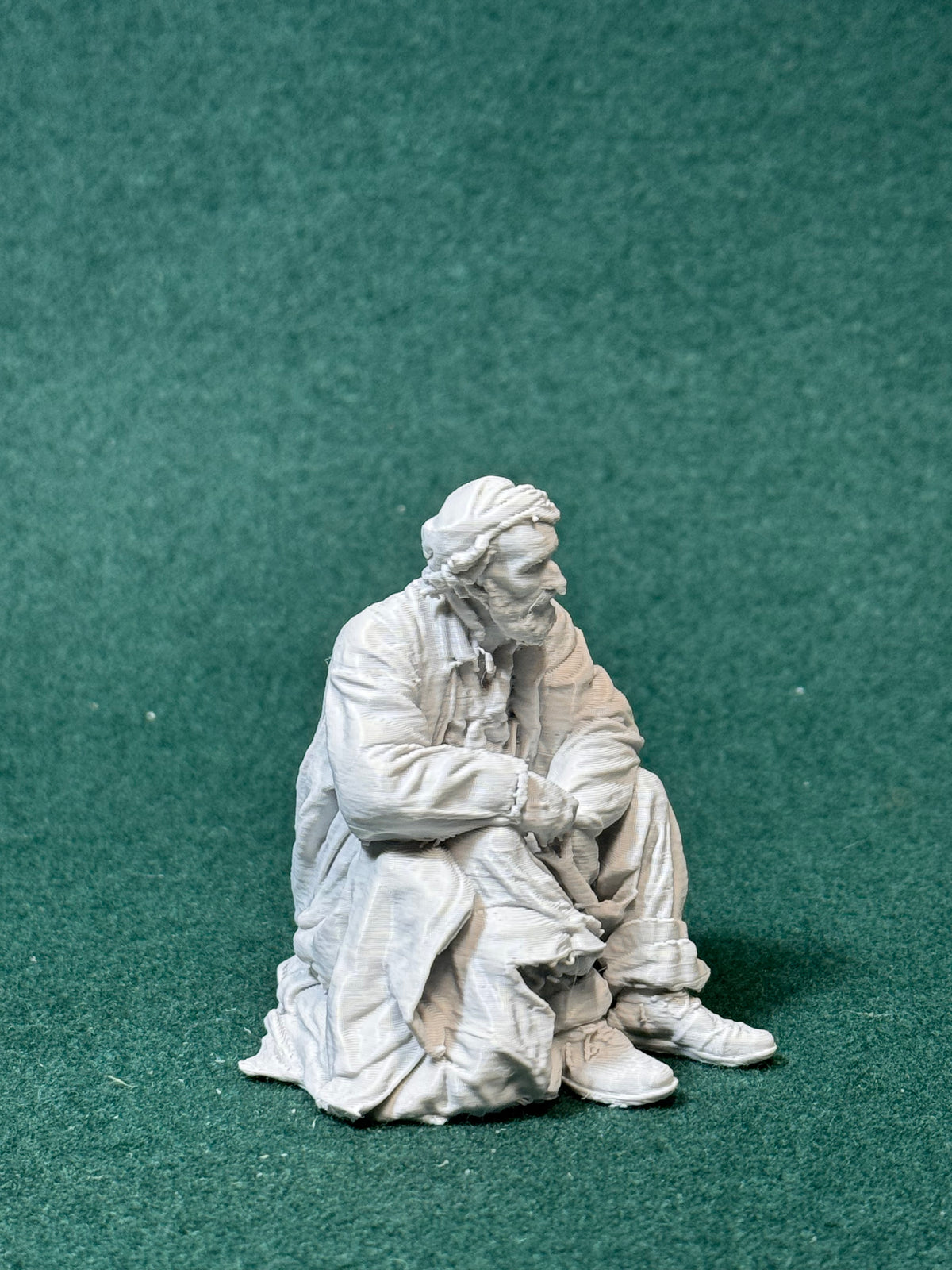 1880er Jahre 7 Männer der Unterschicht Personen 0018 Figur Deko Statue