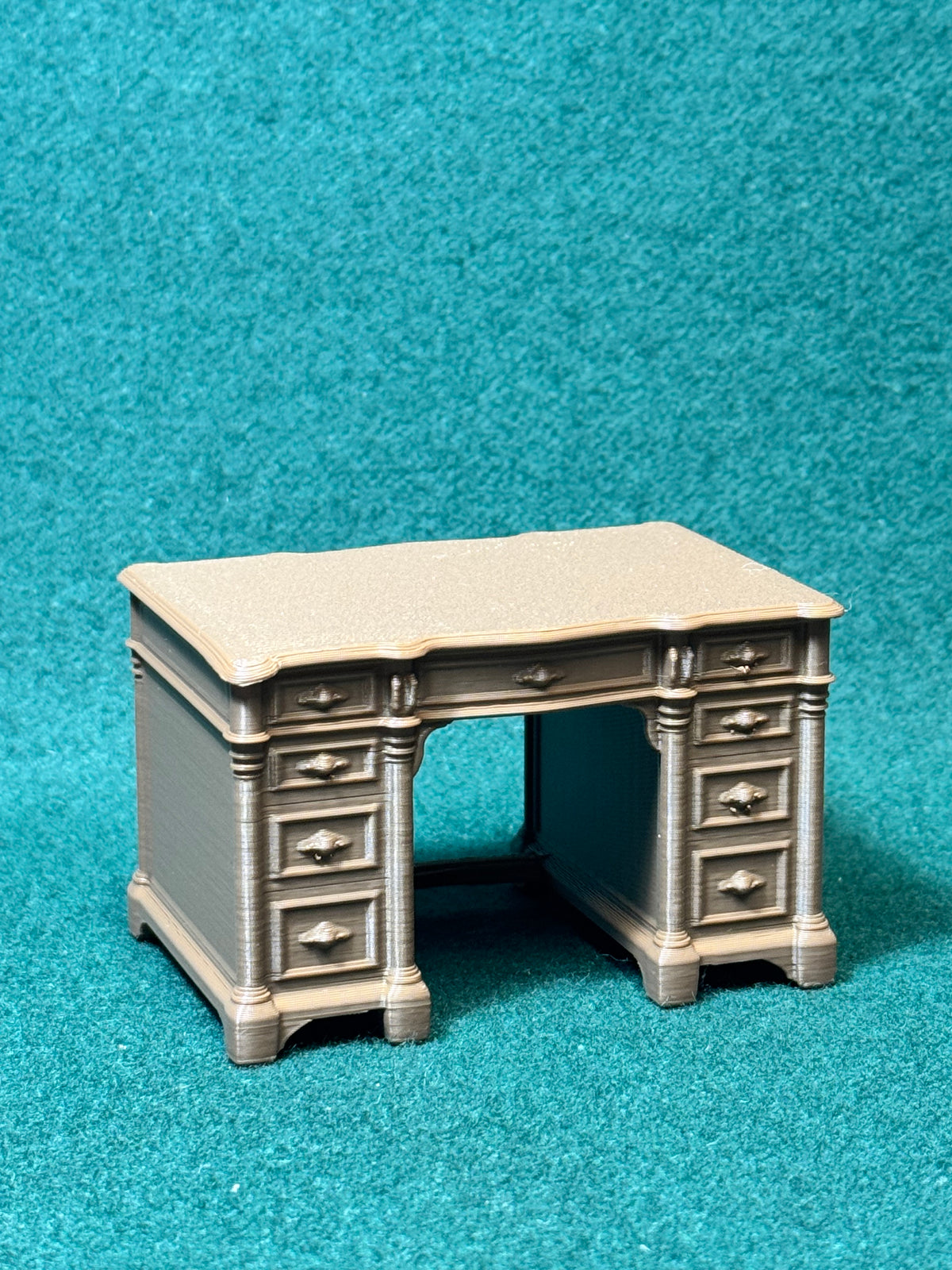 Puppenhaus Mini Schreibtische aus der Viktorianischen Ära 4 Miniatur 1:1 Nr. 2