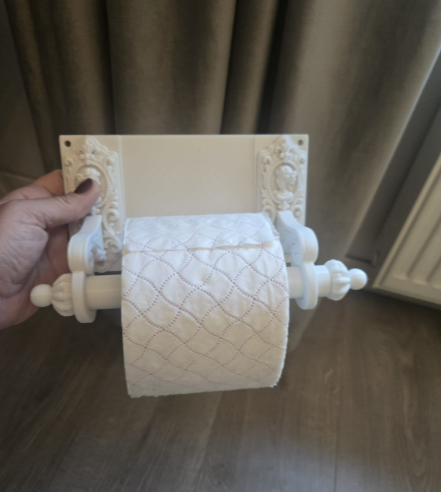 Viktorianischer Toilettenpapierhalter Wandmontiertes Design Figur Deko