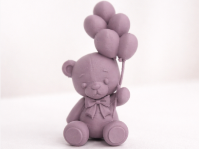 Verträumter Ballonbär Figur Deko Statue Tierfigur Tiere Tierliebhaber