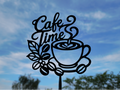Café Zeit Kaffee 2D Wandkunst Wandbild Wanddeko Wanddekoration Wohnzimmer