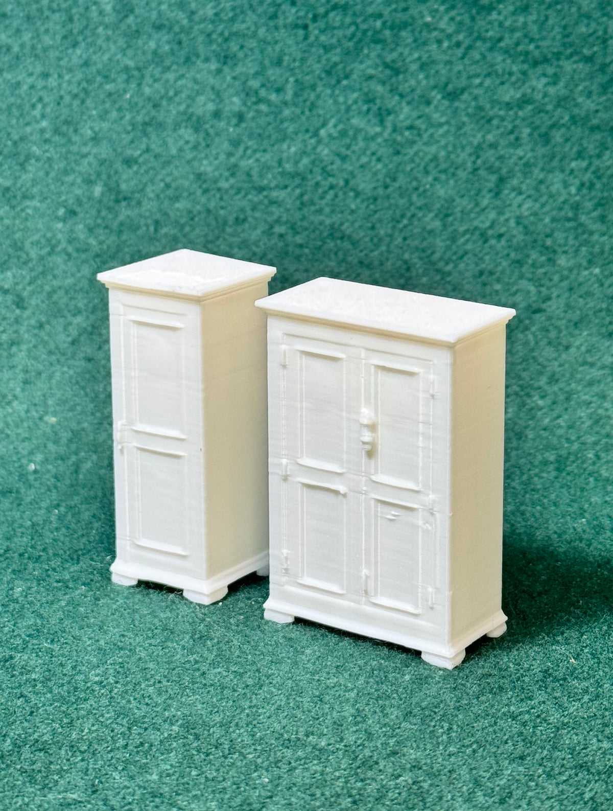 Puppenhaus Mini Spinde aus der Viktorianischen Ära 4 Miniatur 1:12 Diorama