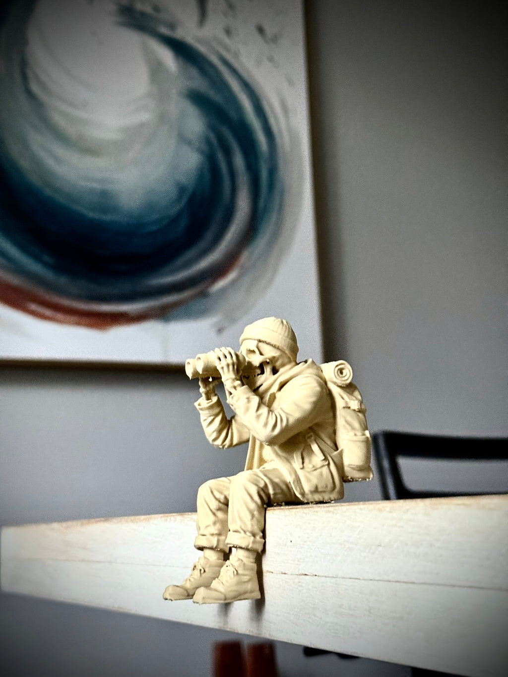 Totenkopf Kantenhocker Wanderer