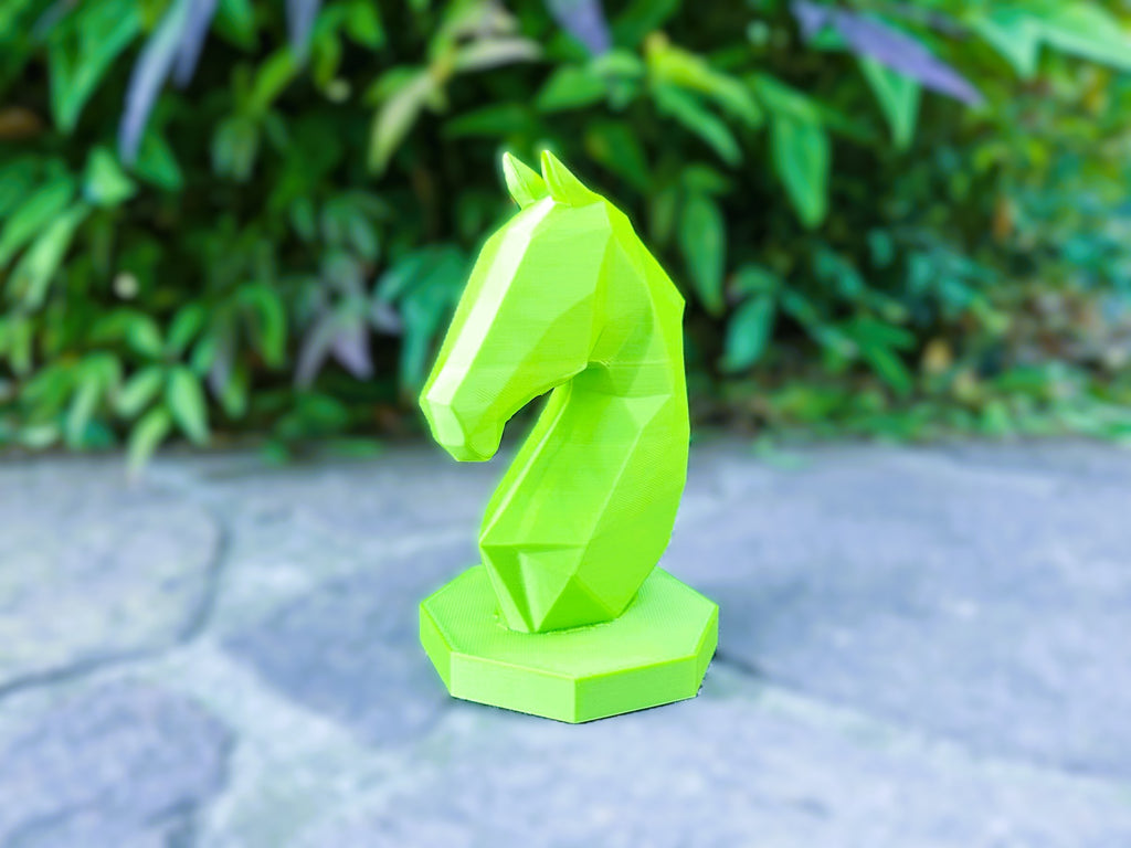 Pferdekopf polygonal