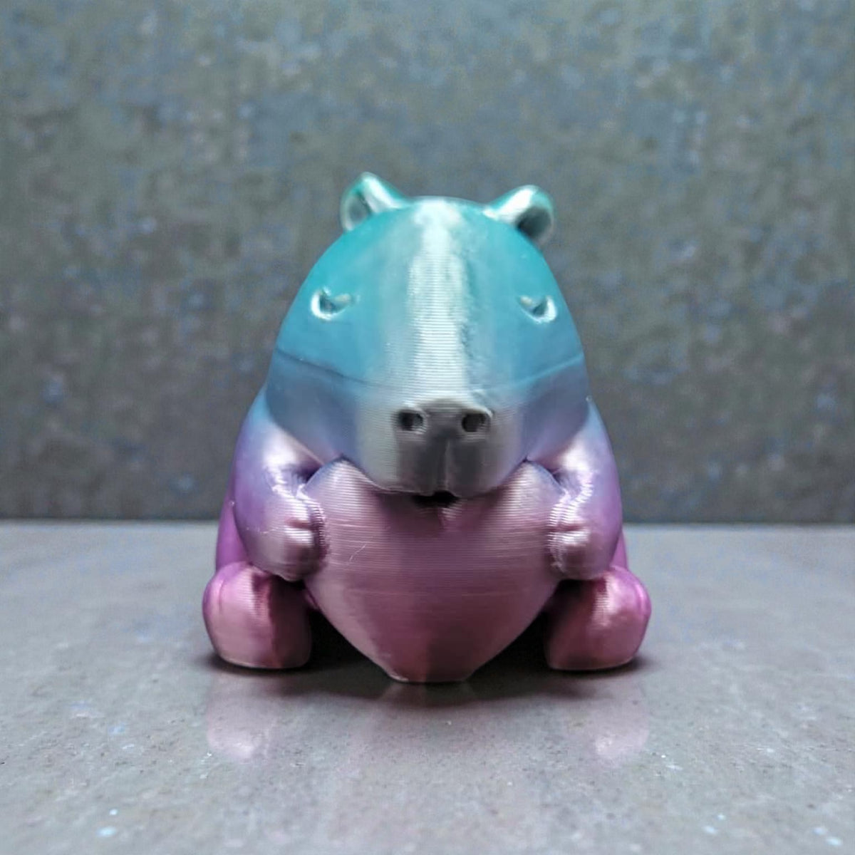 Figur Capybara mit Herz Mini Deko