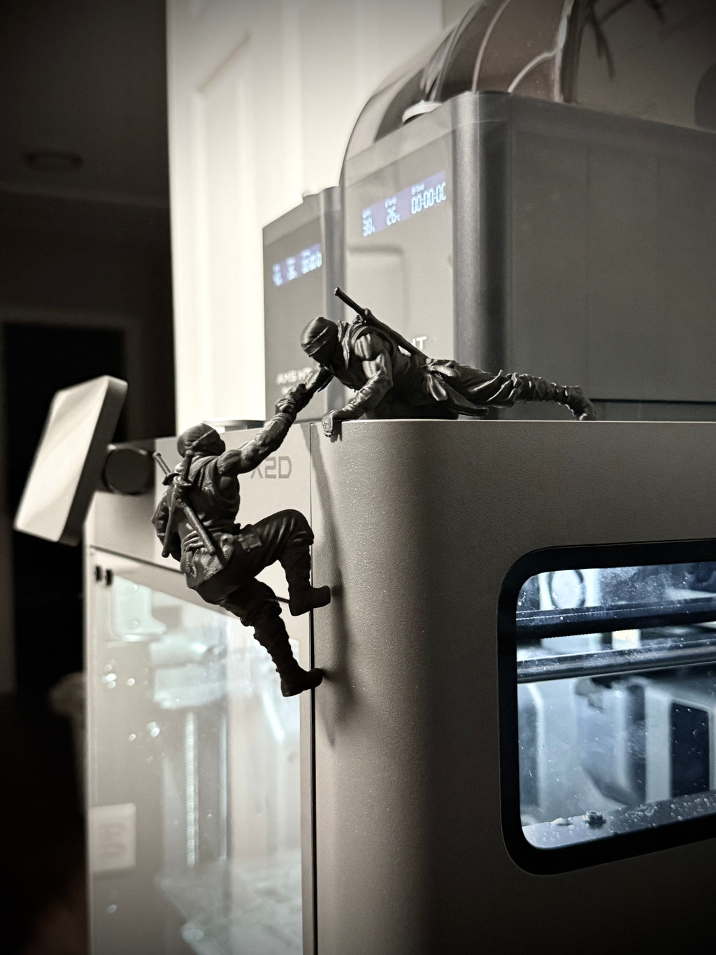 Kletternde Ninjas Kantenhocker