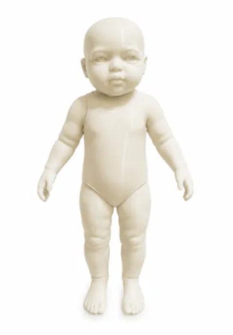 Puppe Kunst-Babypuppe Abnehmbarer Kopf Figur Deko Statue Skulptur Geschenk