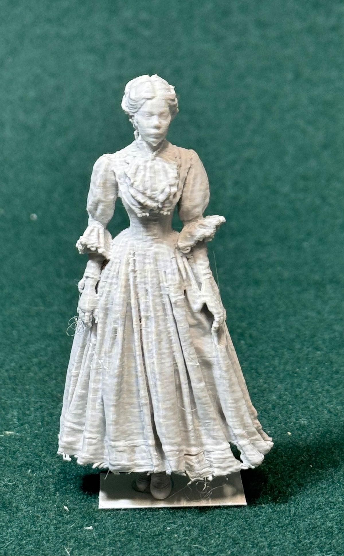 1880er 7 Frauen der Mittelklasse Personen 0026 Figur Deko Statue Fantasy