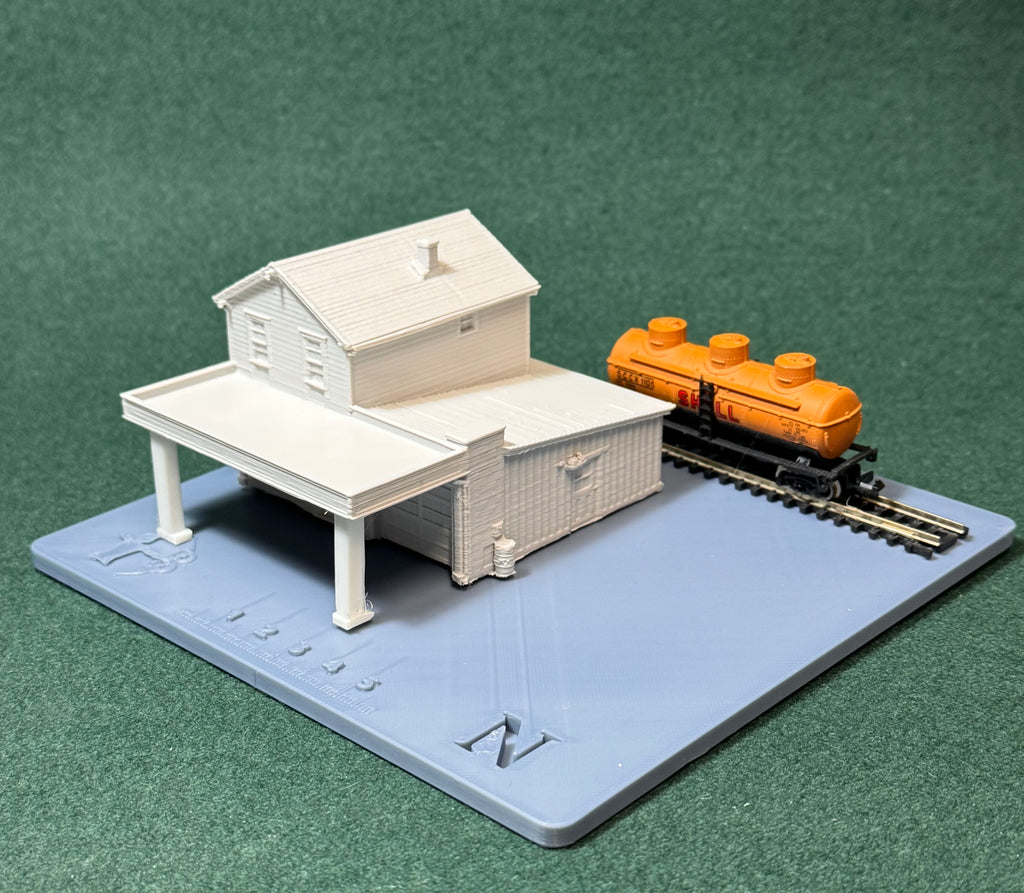 HO & N Struktur Straßenrandgarage Modelleisenbahn H0 Spur N Diorama