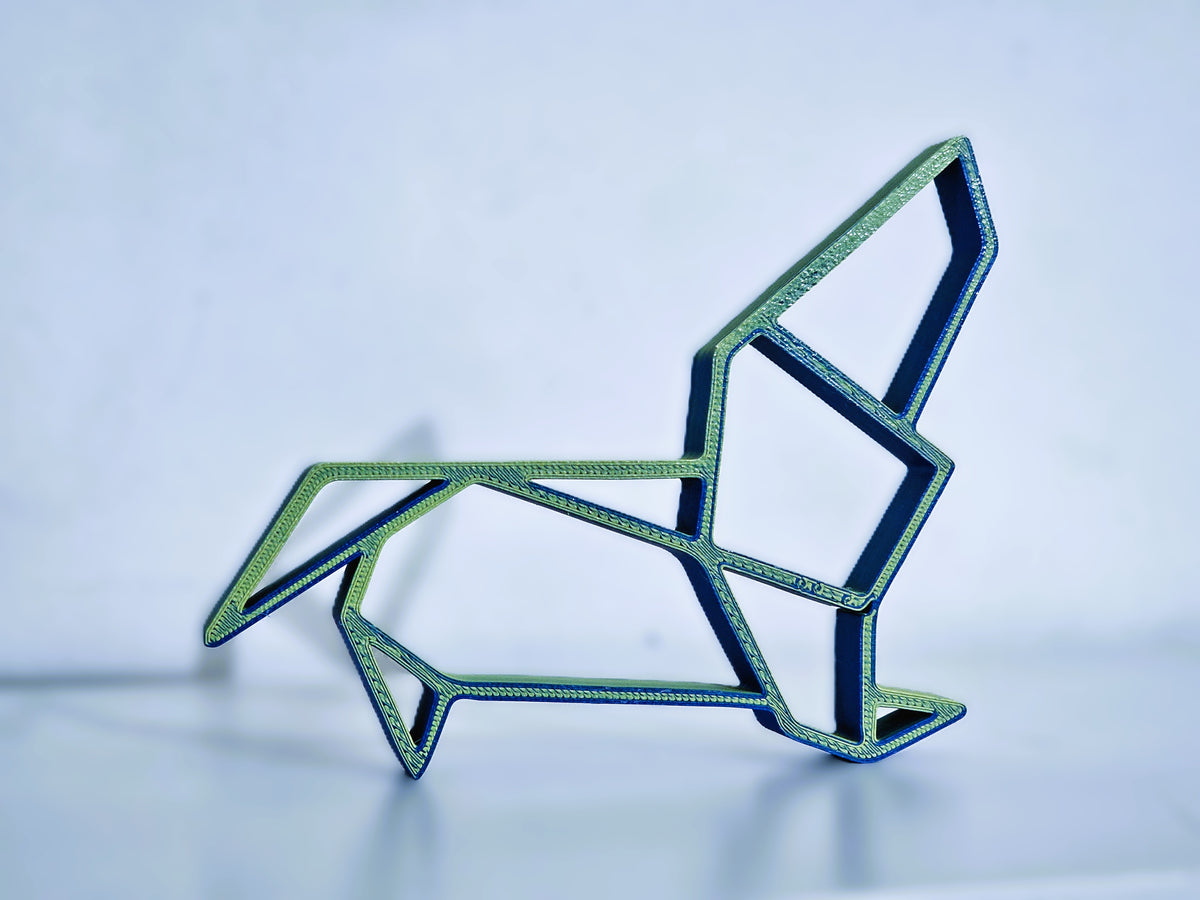 Basset Hound Linienkunst Skulptur