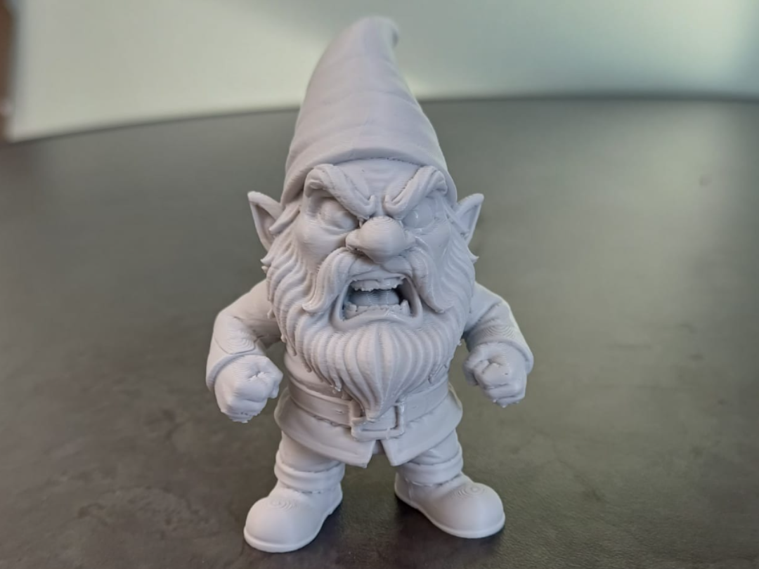 Wütende Zwergenfigur Deko Statue Fantasy Mittelalter Rollenspiel Garten