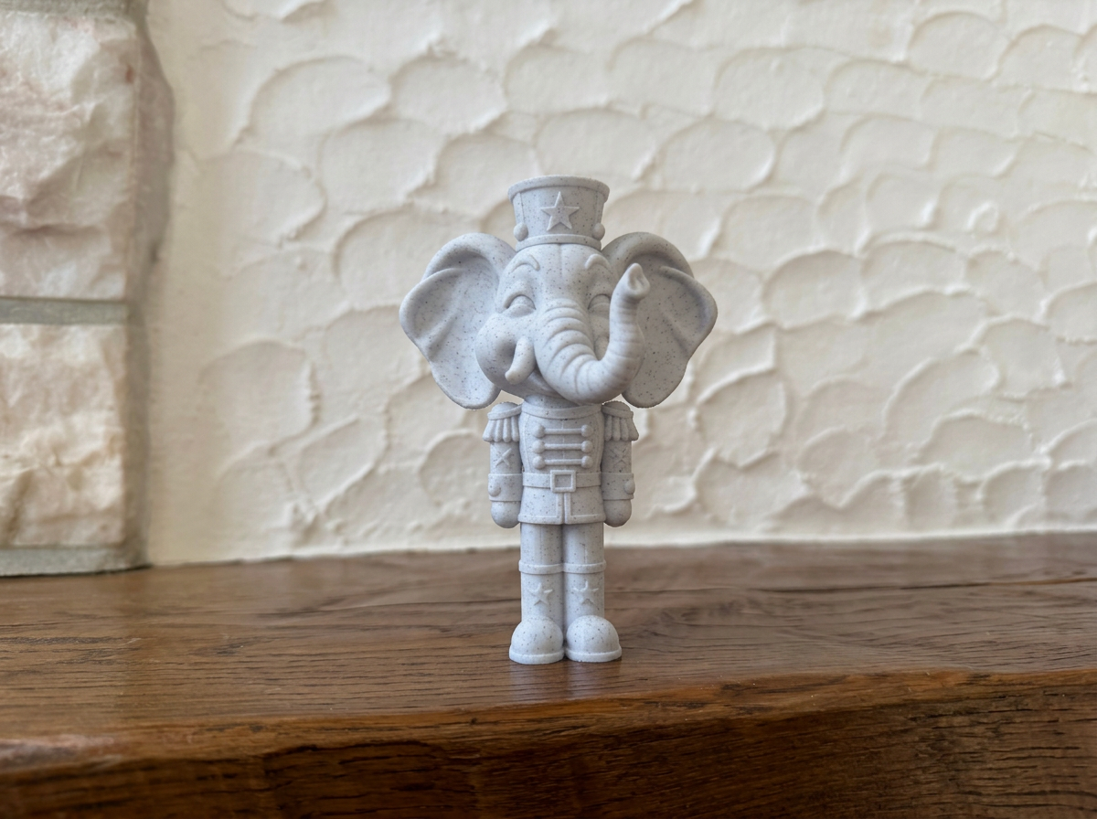 Nussknacker Figur Elefant Weihnachtsdeko
