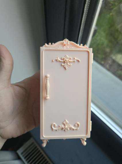Vintage Mini Kühlschrank 1:12 Puppenhaus Miniatur Puppenstube Diorama