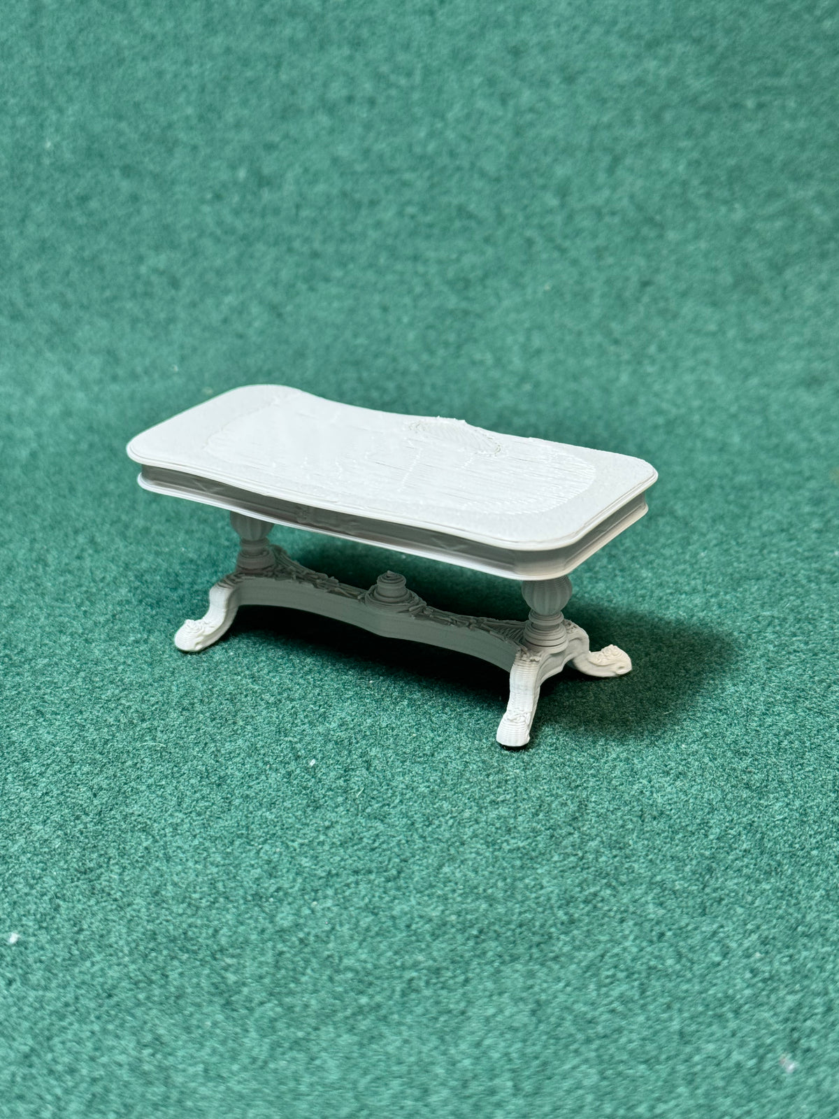 Puppenhaus Mini Flurtische der viktorianischen Ära 2 Miniatur 1:12 Diorama