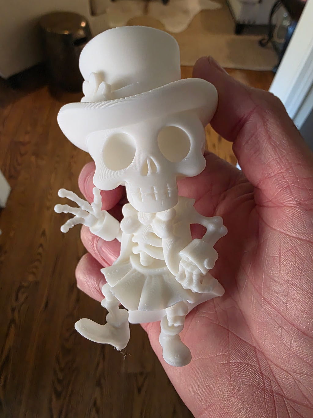 Skelett St. Patrick's Day Figur