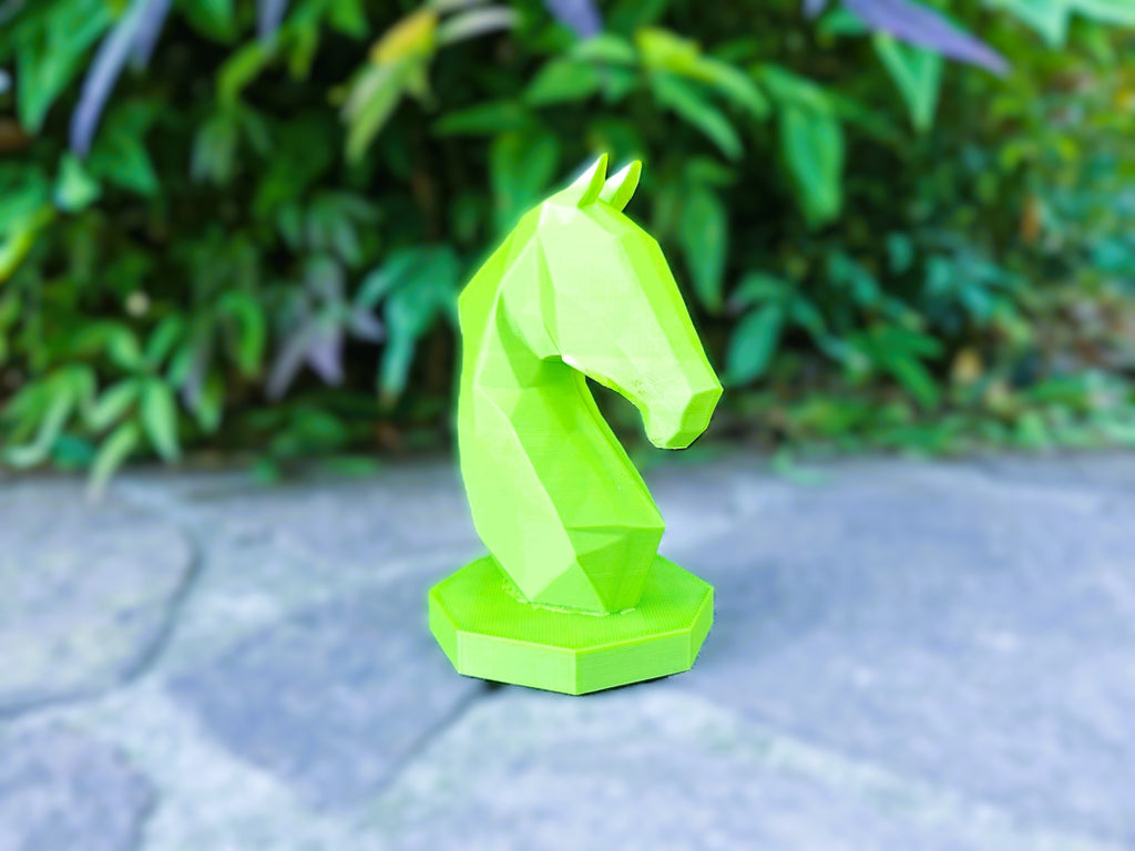 Pferdekopf polygonal