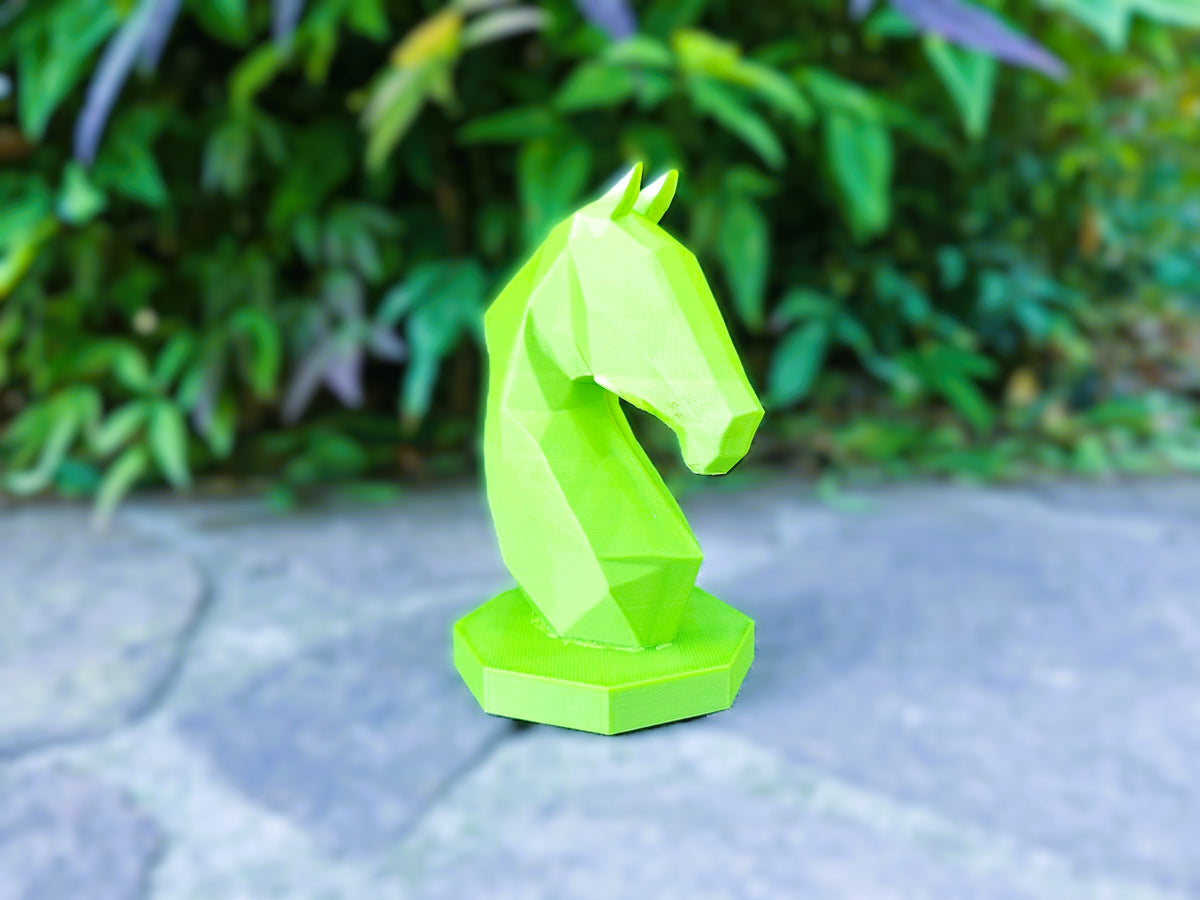 Pferdekopf polygonal