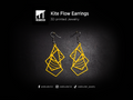 Ohrringe Kite Flow Ohrhänger leicht Damen Mädchen Schmuck Ohrschmuck