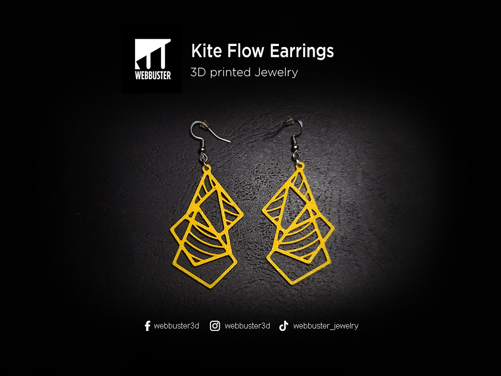 Ohrringe Kite Flow Ohrhänger leicht Damen Mädchen Schmuck Ohrschmuck