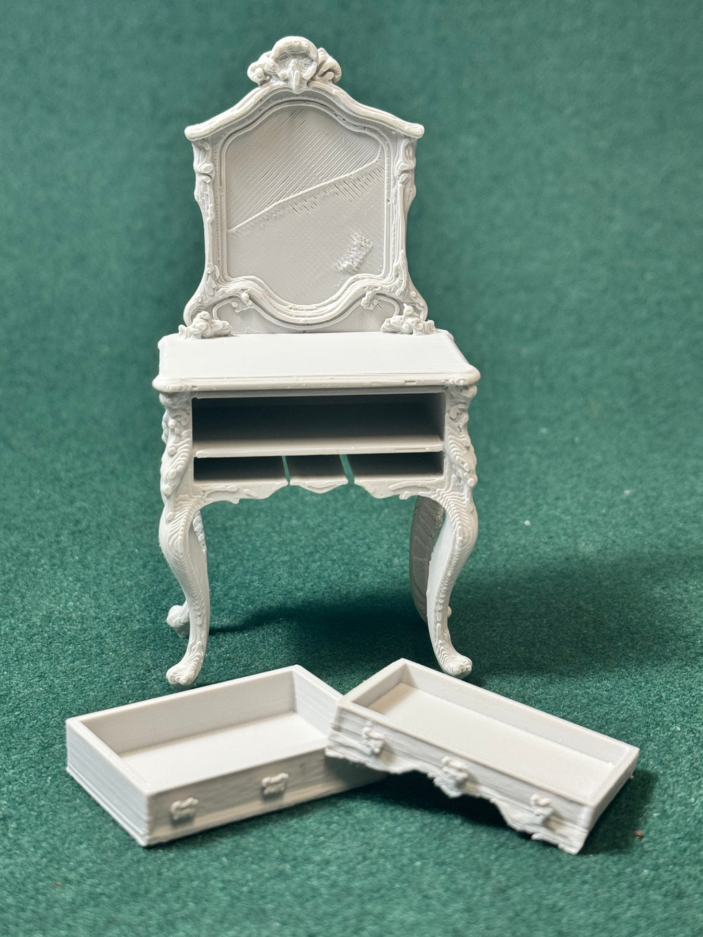 Harcourt Cabriole Van 1:12 Puppenhaus Miniatur Puppenstube Diorama Vintage