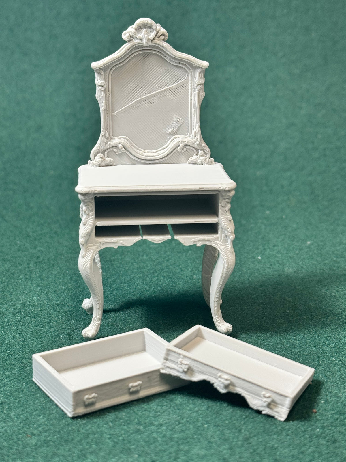 Harcourt Cabriole Van 1:12 Puppenhaus Miniatur Puppenstube Diorama Vintage