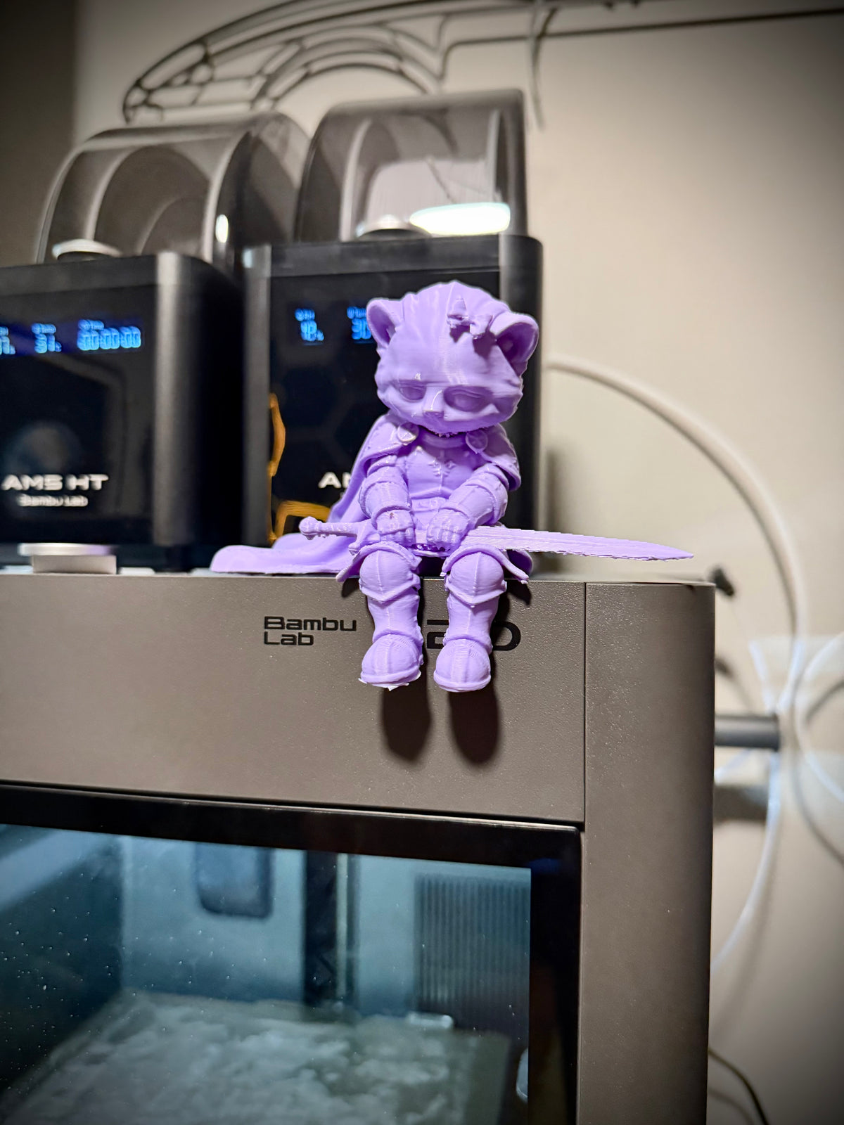 Figur Katzenritter traurig Kantenhocker Meme
