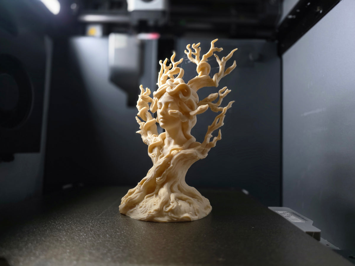 Medusa Baum Skulptur
