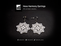 Ohrringe Hexa Harmony Ohrhänger leicht Damen Mädchen Schmuck Ohrschmuck