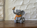 Figur Elefant am Lagerfeuer Deko