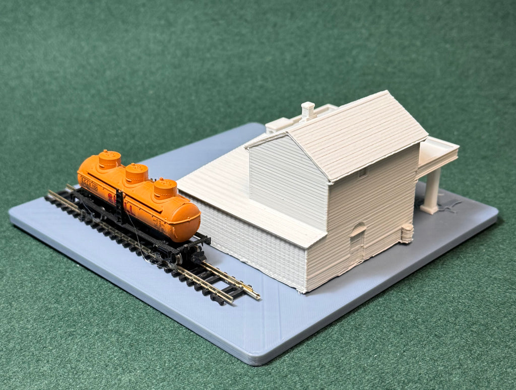 HO & N Struktur Straßenrandgarage Modelleisenbahn H0 Spur N Diorama