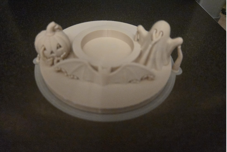 Halloween LED Kerzenhalter Deko Teelichthalter Grusel Gothic Horror