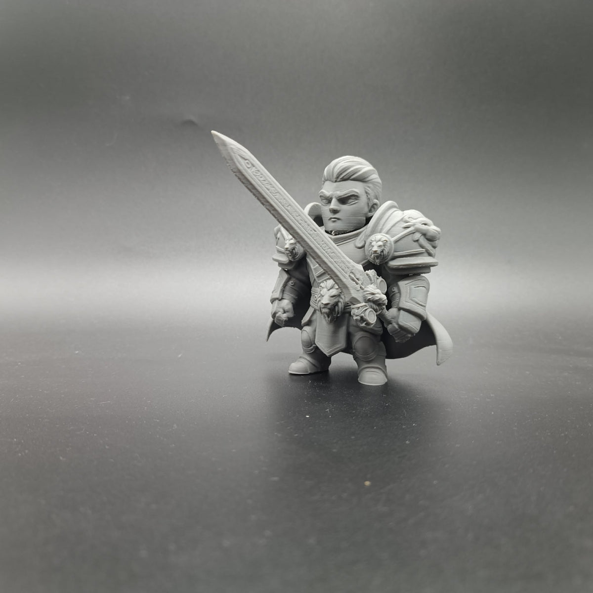 Chibi Paladin Süßer Fantasy-Ritter Figur Deko