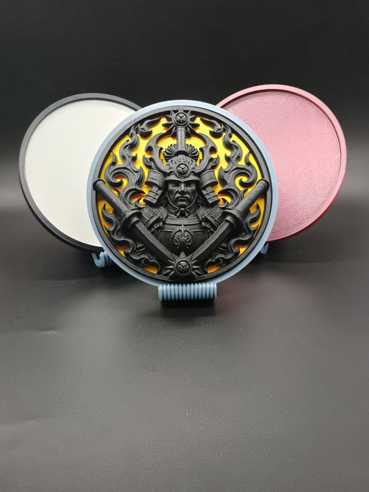 Geschichtete Samurai Wandkunst Wanddekoration