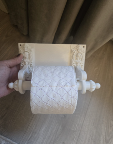 Viktorianischer Toilettenpapierhalter Wandmontiertes Design Figur Deko