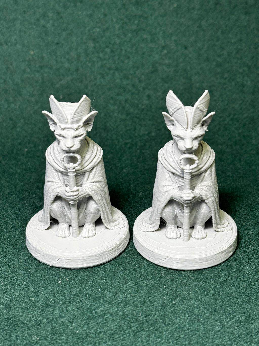 Katzen Vielleicht Hunde vs. C Figur Deko Statue Fantasy Mittelalter Tiere