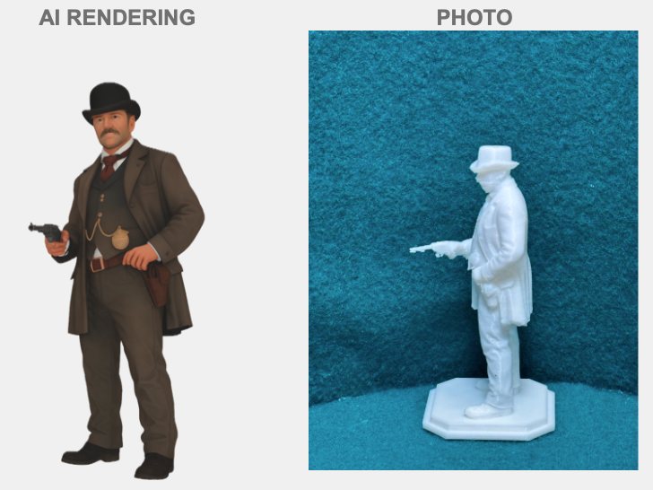 Zivilpolizist Geheimnis-Figur Deko Statue Puppenhaus Miniatur Puppenstube