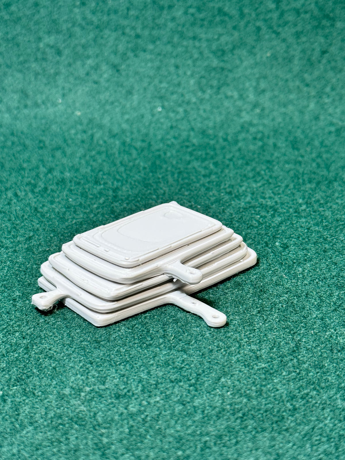 Puppenhaus Mini Schneidebretter der viktorianischen Ära 3 Miniatur 1:12
