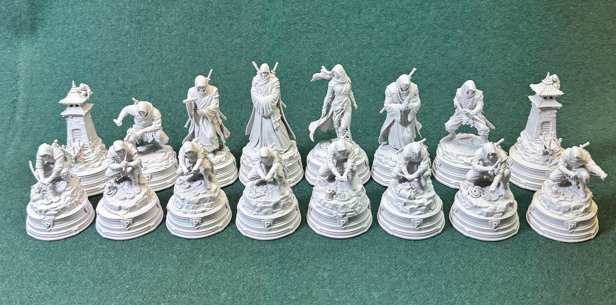 Piraten gegen Ninjas 1 NINJA (Alptraum beim Drucken) Figur Deko Statue