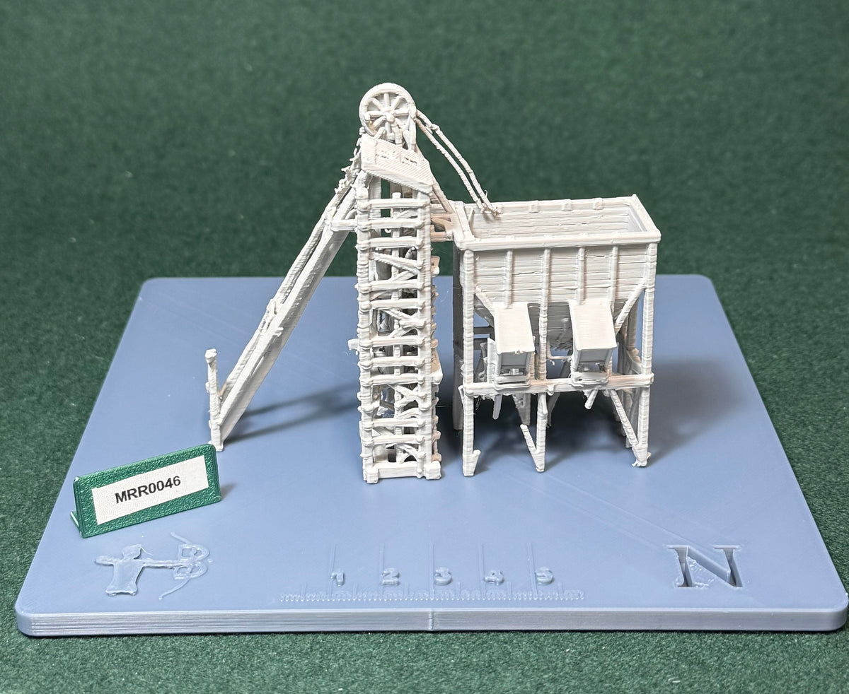 HO & N Struktur Kombination Modelleisenbahn H0 Spur N Diorama Gebäude