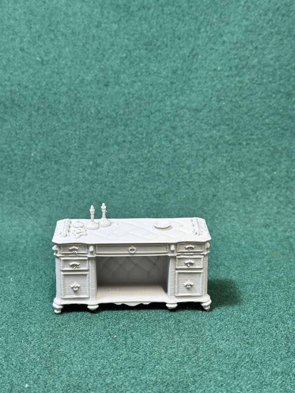 Puppenhaus Mini Viktorianischer Frisiertisch 2 Miniatur 1:12 Puppenstube