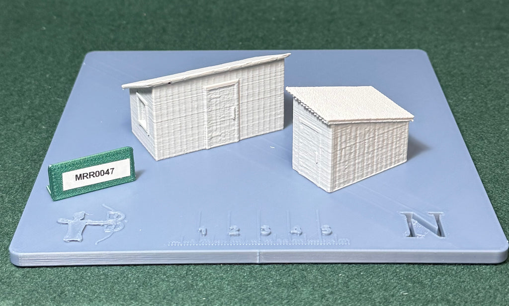 HO & N Struktur Geräteschuppen Modelleisenbahn H0 Spur N Diorama Gebäude