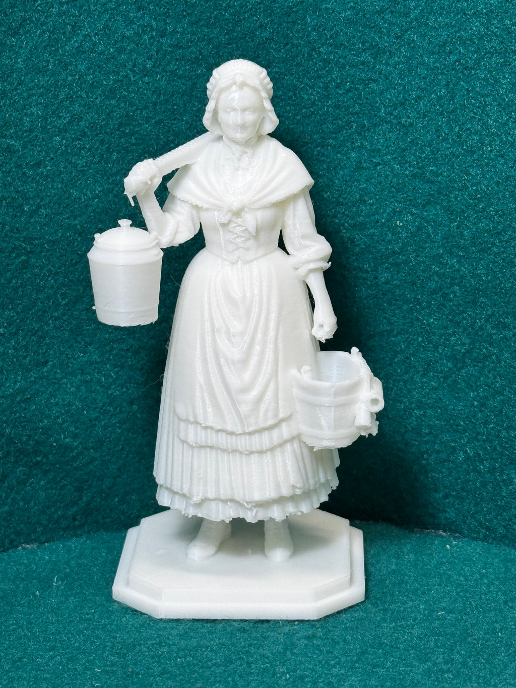 Milchmädchen Mysteriöser Charakter Figur Deko Statue Puppenhaus Miniatur
