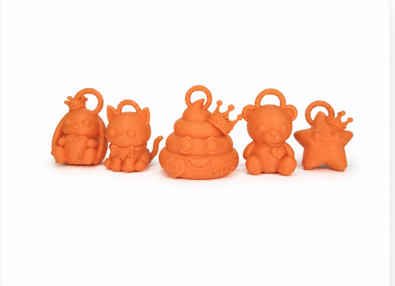 Charm-Sammlung Kawaii Mini-Schlüsselanhänger-Set ohne Kette Kettenanhänger