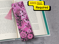 Wandbild Pinke Prinzessin Schmetterling HueForge Lesezeichen mehrfarbig
