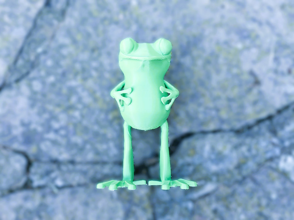 Frosch abstrakt Figur