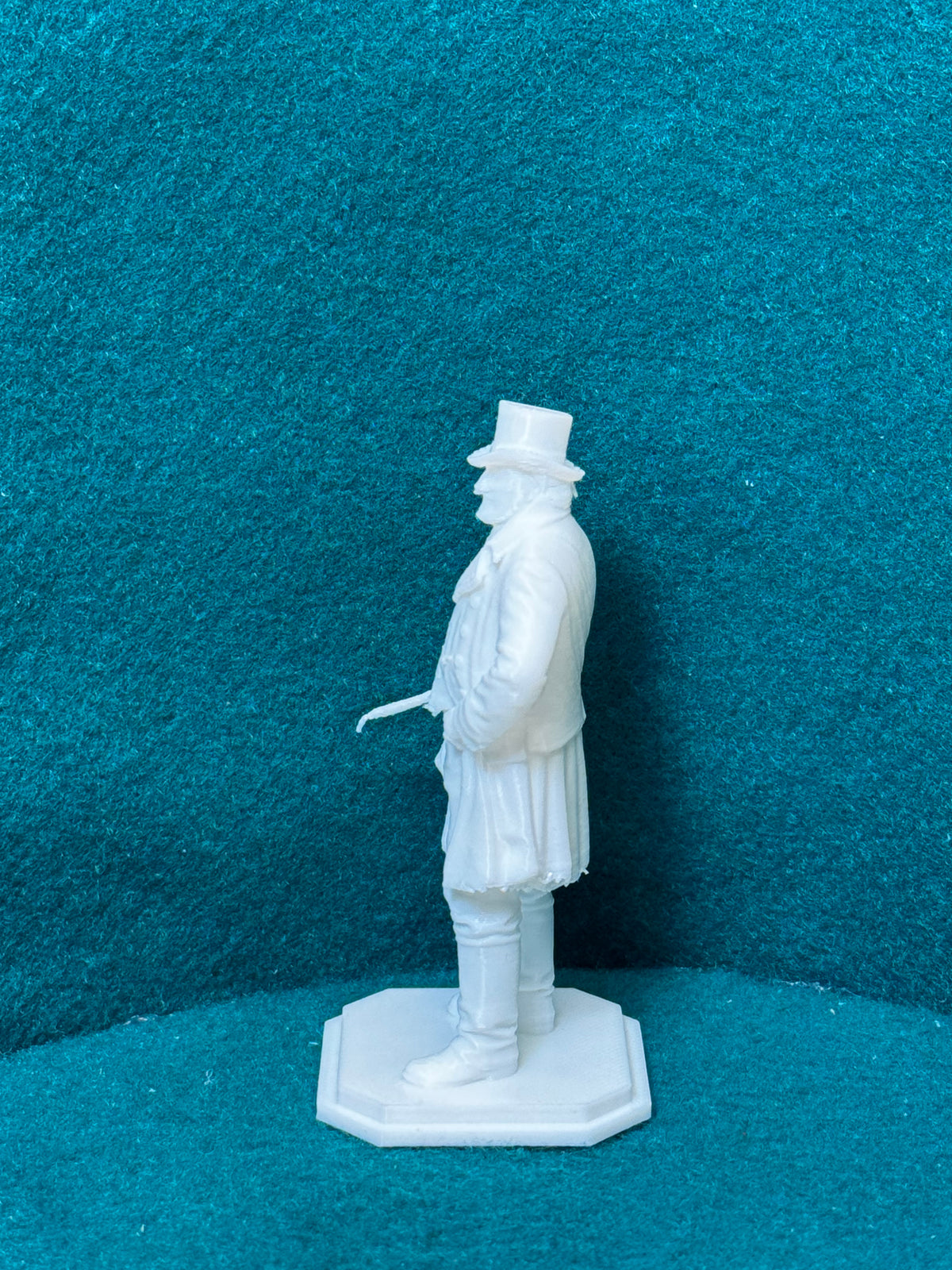 Kutscher (Älter) Mysteriöse Figur Deko Statue Puppenhaus Miniatur Diorama