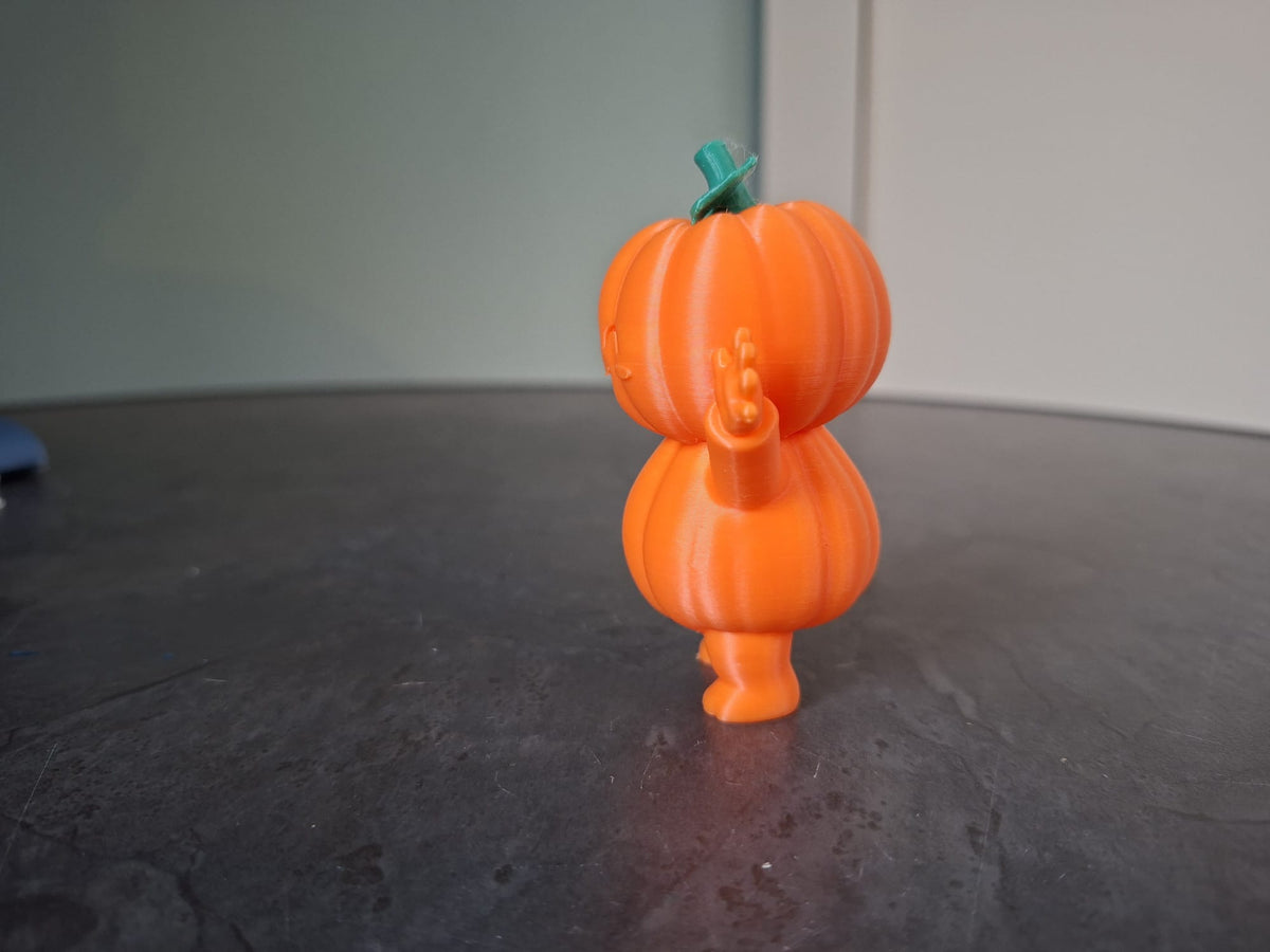 Fröhlicher Kürbis-Freund Süße Halloween-Dekoration Figur Deko Statue süß